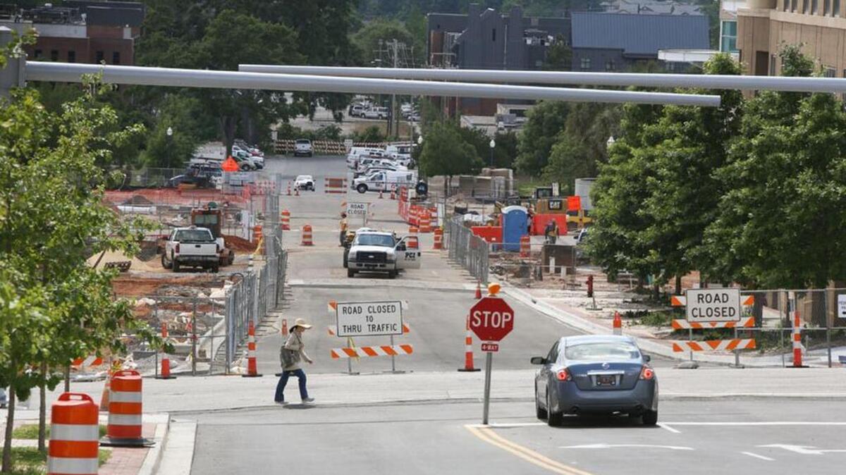 Green Street near the University of South Carolina is being renovated with proceeds from Richland County’s transportation penny sales tax.