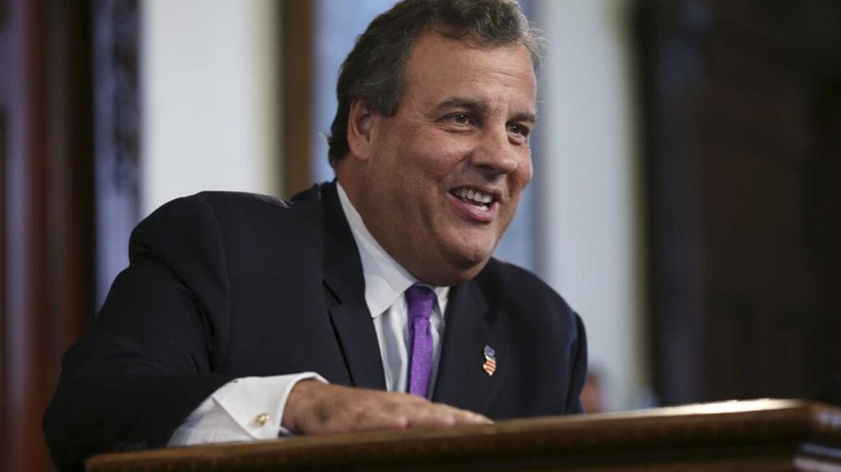 New Jersey Gov. Chris Christie was initially named as head of the Trump transition team, but he was replaced last week by Vice President-elect Mike Pence.