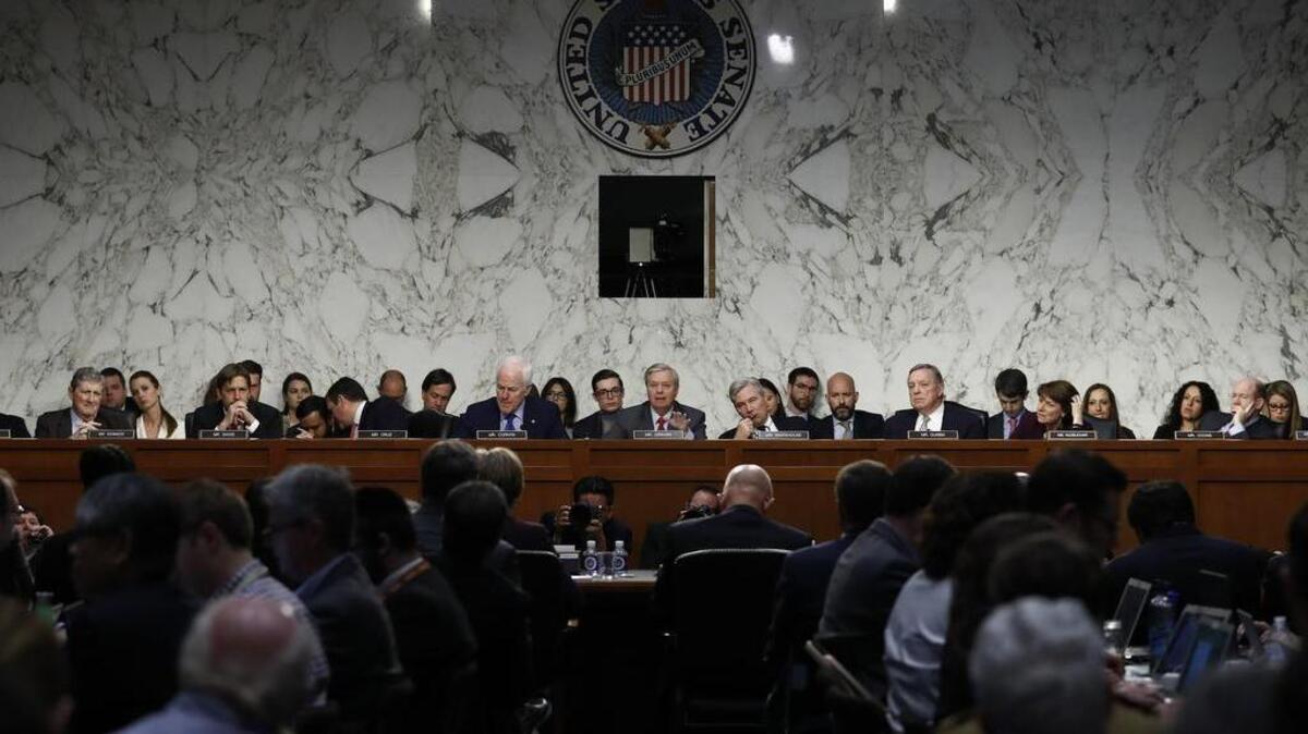 Chairman Sen. Lindsey Graham questions former acting Attorney General Sally Yates, and former National Intelligence Director James Clapper during the Senate Judiciary subcommittee on Crime and Terrorism hearing on “Russian Interference in the 2016 United States Election.”