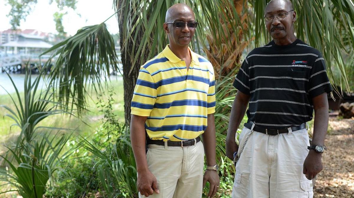 Anthony Grant, left, and Craig Rodney Holmes were severely injured in a car crash in 1988 that killed two friends; seven years later, another car wreck claimed Grant’s stepdaughter.