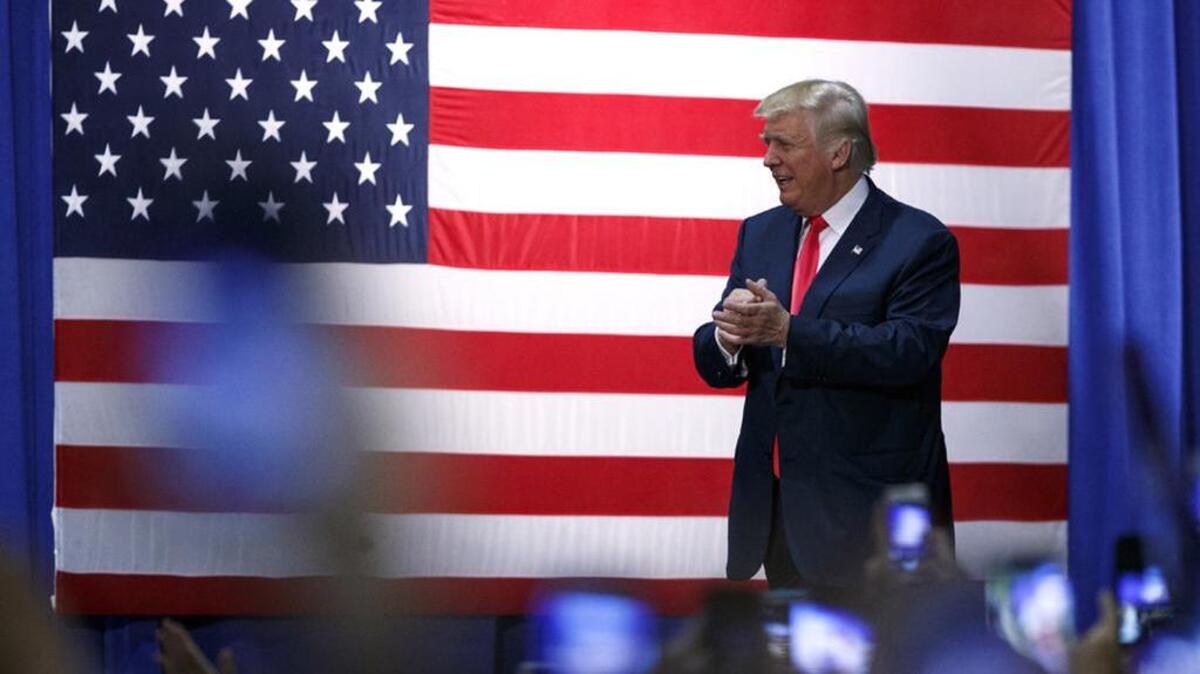 Republican presidential candidate Donald Trump