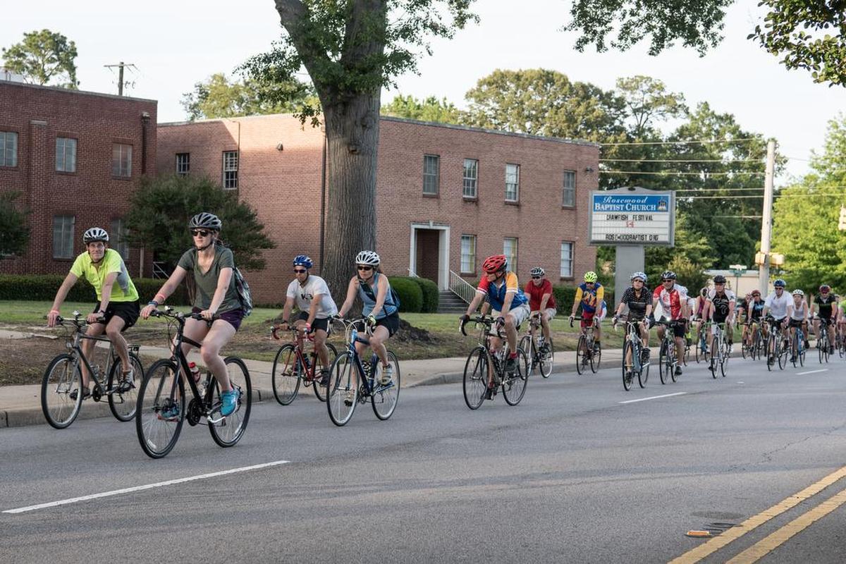 One hundred forty-five South Carolina cyclist participate in a “Ride of Silence” to honor fellow cyclist who have been injured or killed on South Carolina roadways.
