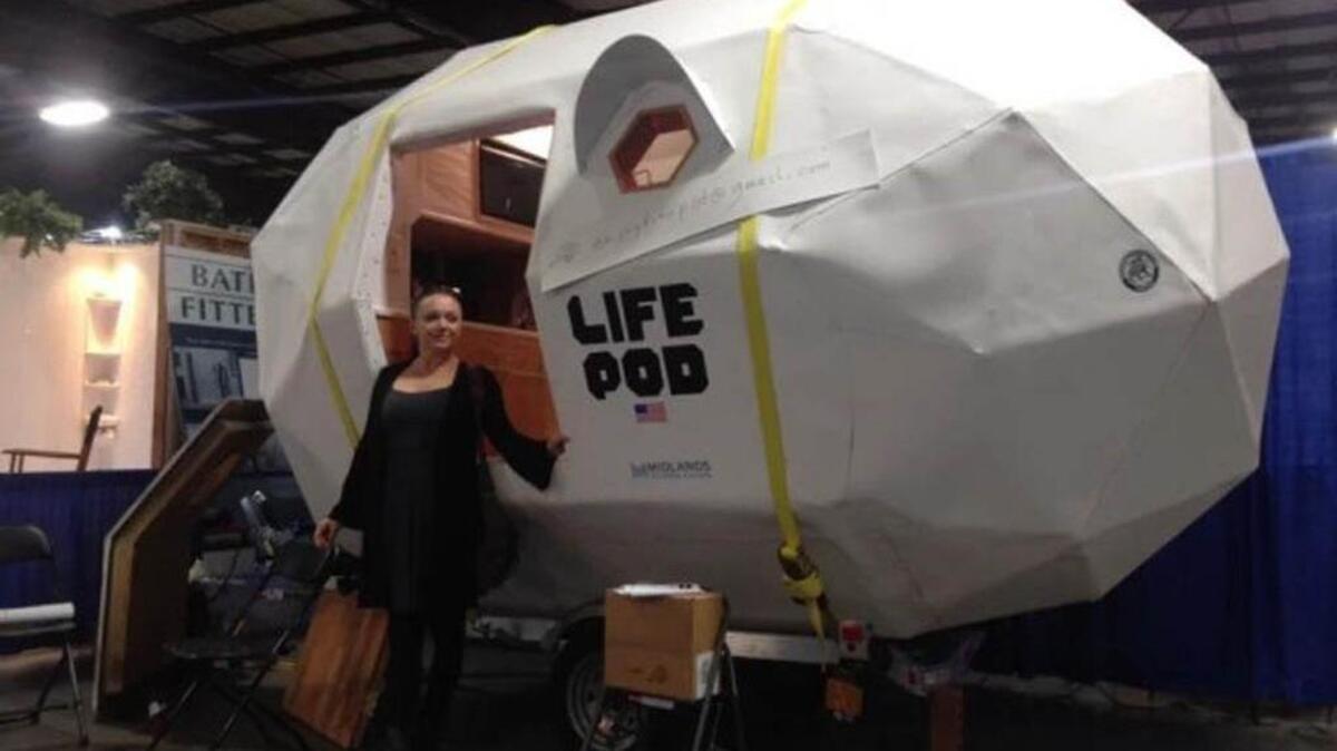 In February, Michael Weekes showed off his Life Pod at the Columbia Home Show at the State Fairgrounds.