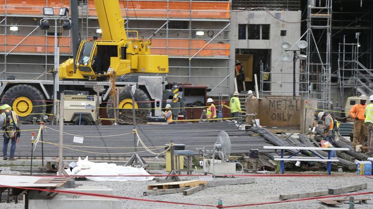 Construction workers are building unit two of SCE&G’s VC Summer Nuclear Station near Jenkinsville.
