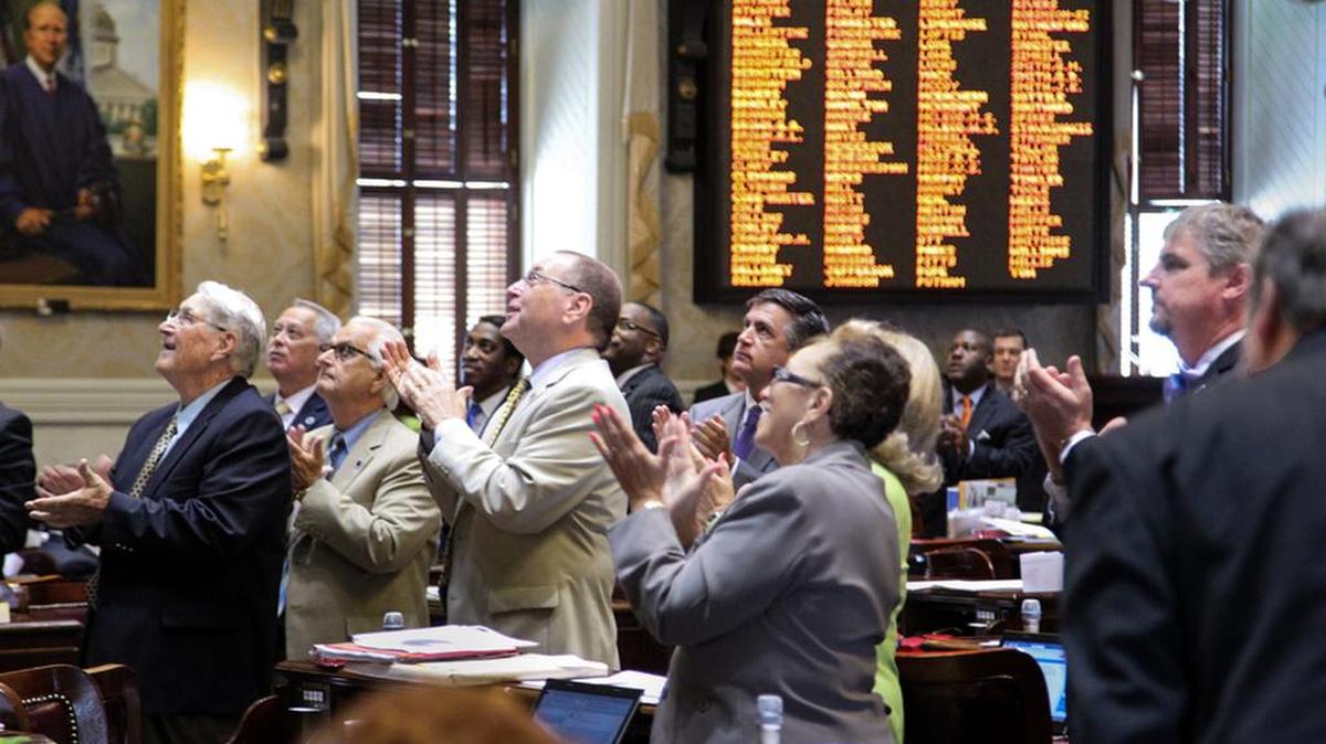 Legislators actually had something to celebrate this year.