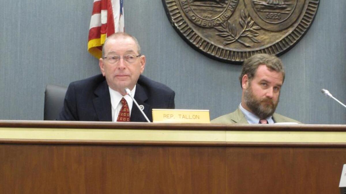 SC Reps Eddie Tallon, R-Spartanburg, and Rep. Kirkman Finlay, R-Columbia, listen to testimony during a hearing Thursday about problems at the Department of Juvenile Justice.