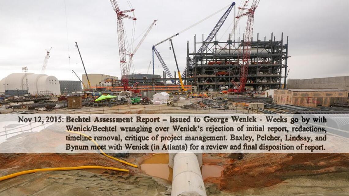 How much worse was the original Bechtel nuclear report?