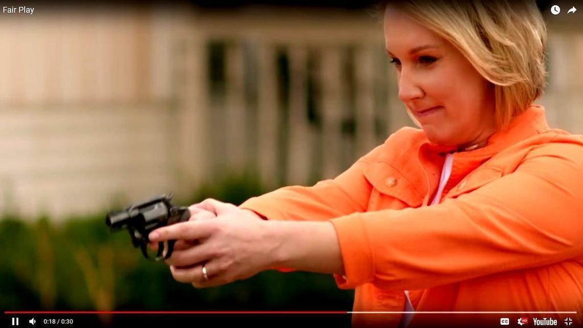 She used to be the new sheriff in town. Now she’s the candidate who can’t shoot straight