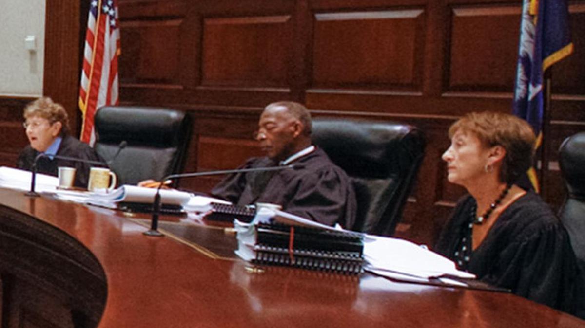 SC Chief Justice Jean Toal and Associate Justices Don Beatty and Kaye Hearn listen to arguments in the Abbeville v SC school adequacy case. They wrote the majority opinion ordering the state to provide a decent education to all students.