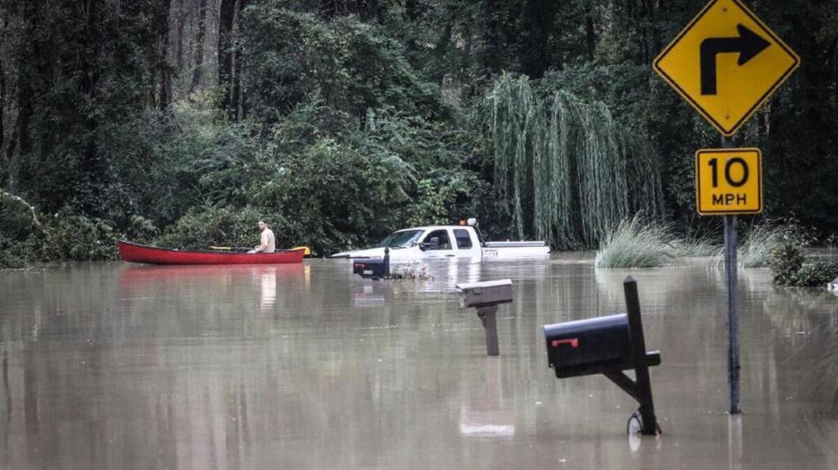 Flood waters ravaged Columbia in October after a deluge and dam breaks.