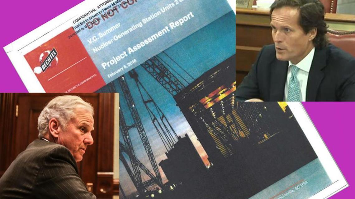 Santee Cooper Chairman Leighton Lord, right, authorized the release of the secret Bechtel report to SC Gov Henry McMaster on Sunday.