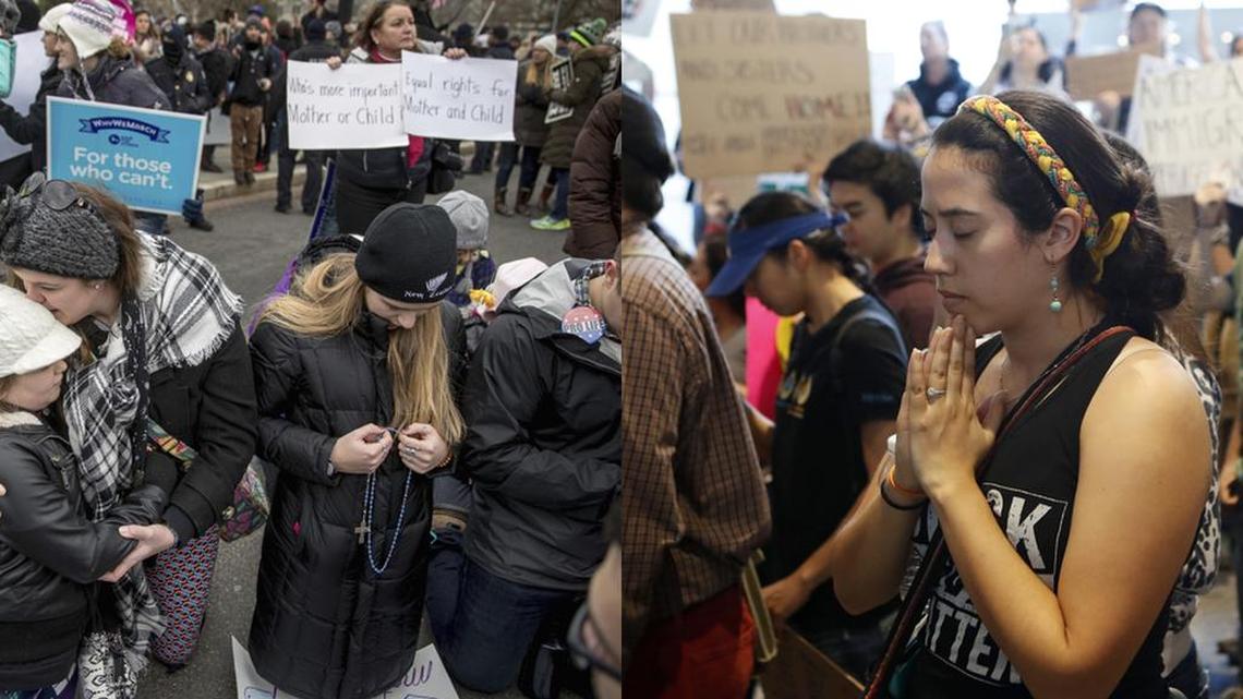 And after we pray, what? Do we give up our right to be right? Do we acknowledge the dignity and goodness of those we believe have wronged us? Or do we go back to demanding that others agree completely with our viewpoint?