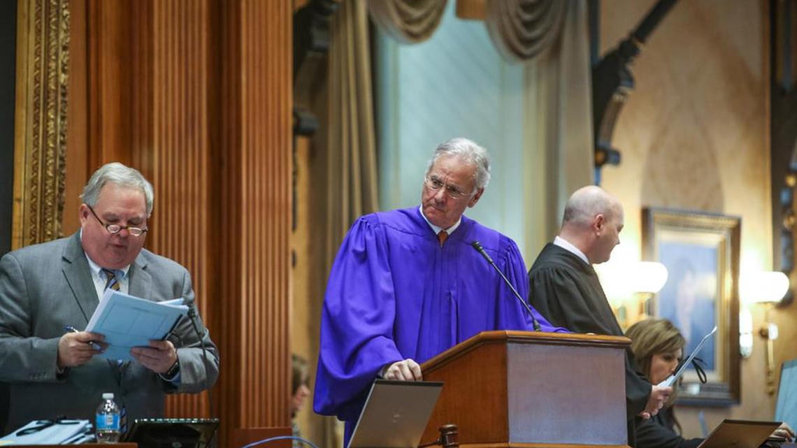 SC Gov Henry McMaster, shown here on the opening day of the 2017 General Assembly, will be the last elected lieutenant governor to preside over the Senate.