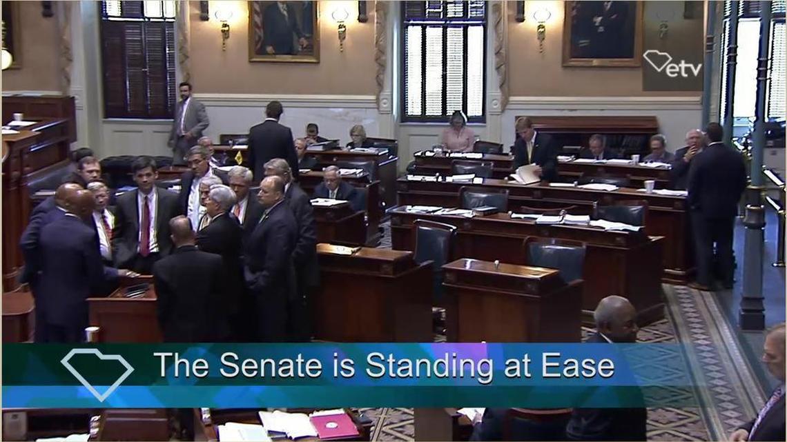 SC Senate leaders huddle on Wednesday to try to reach an agreement on how to settle several last-minute disputes. The Legislature finished its regular session the next day with progress in some areas, but not in others.