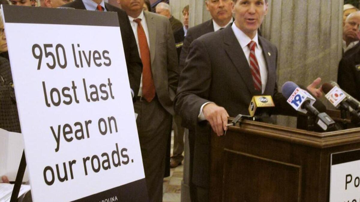 SC Chamber of Commerce President Ted Pitts calls on the Senate to pass a bill to get more money to the state’s roads.