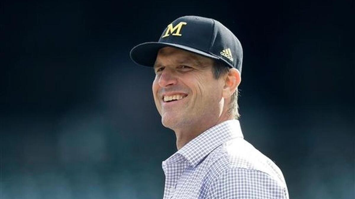 Is University of Michigan head football coach Jim Harbaugh the new Steve Spurrier?
