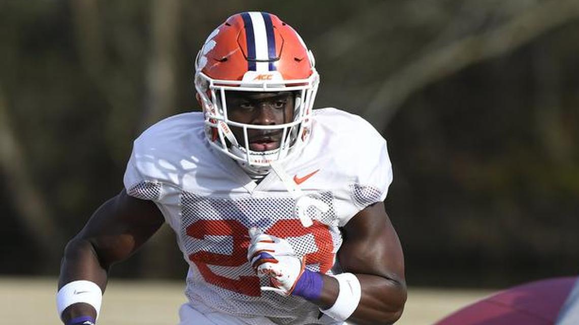 Clemson cornerback Andrew Booth Jr. (23) during the Tiger’s spring practice Friday, March 5, 2021. Bart Boatwright/Special to The State