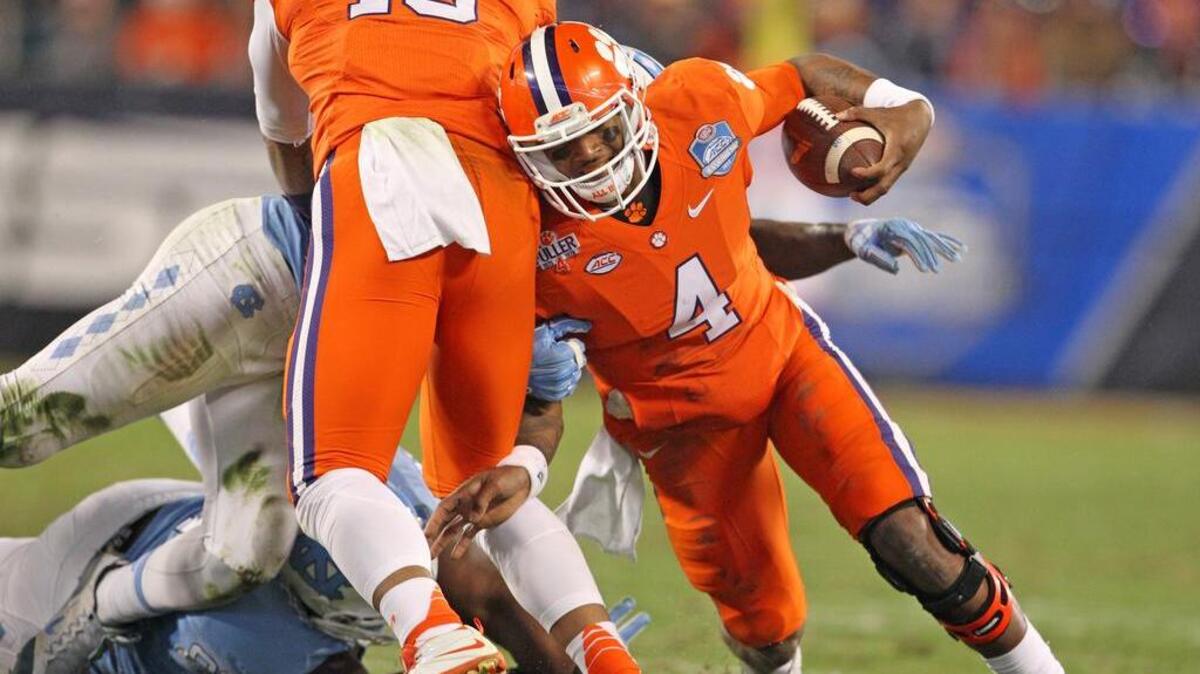 Clemson quarterback Deshaun Watson