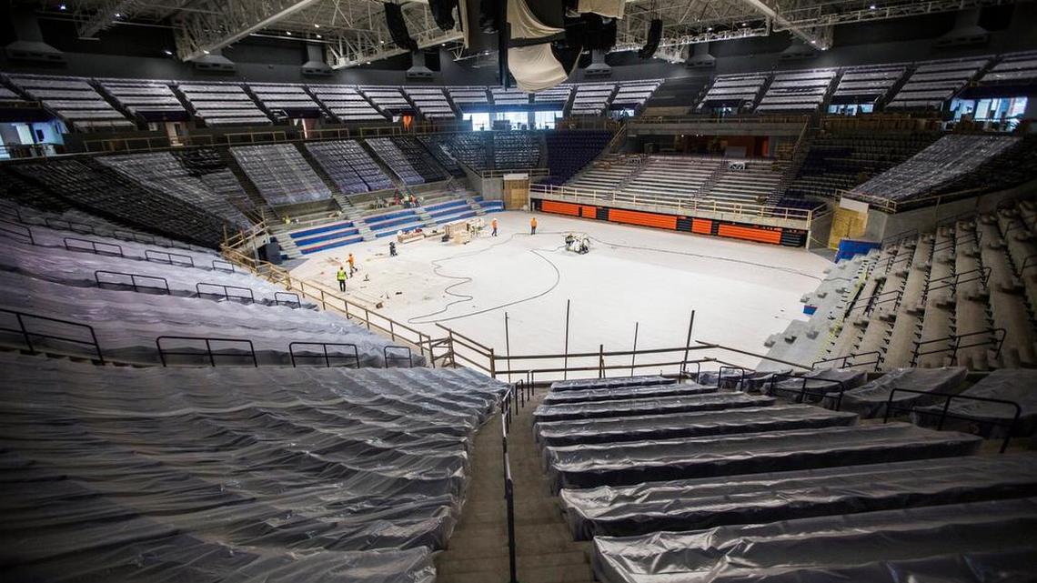 Clemson’s Littlejohn Coliseum is being renovated.