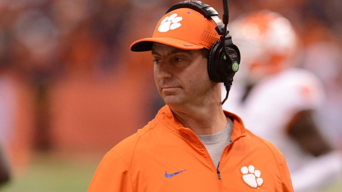 Clemson Tigers head coach Dabo Swinney