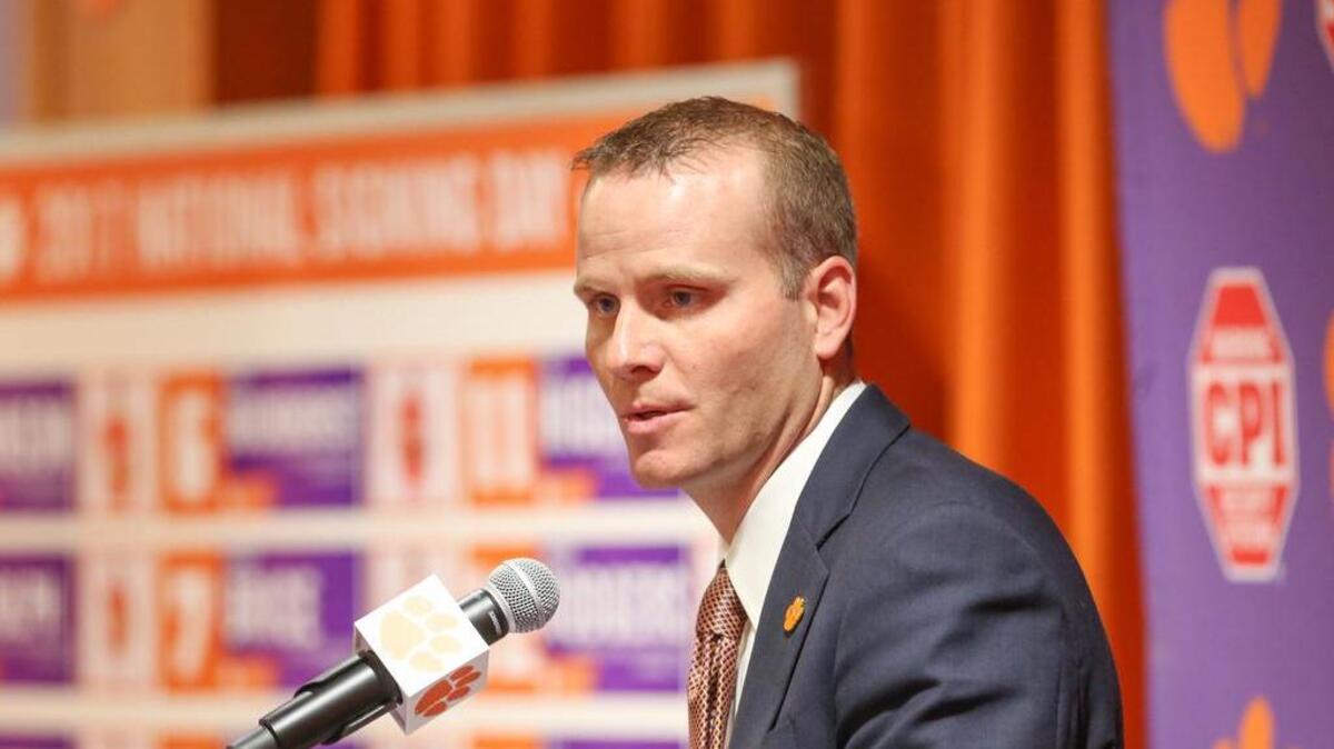 Clemson quarterbacks coach Brandon Streeter has a new group to work with this season.