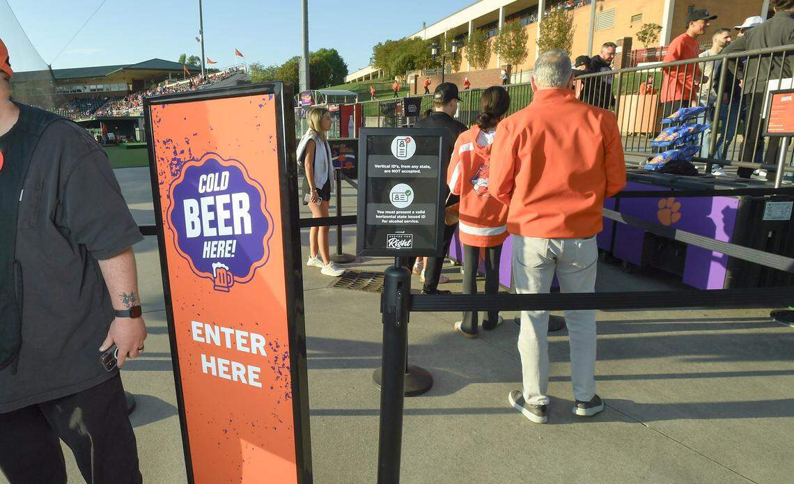 As part of a pilot program for yearlong alcohol sales, Clemson sold beer and seltzer at baseball and softball games as well as the football spring game and Savannah Bananas baseball game at Memorial Stadium this spring.