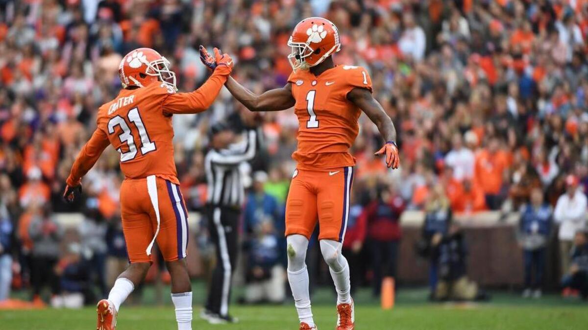 Clemson cornerback Ryan Carter (left) suffered a concussion on Saturday against Florida State.