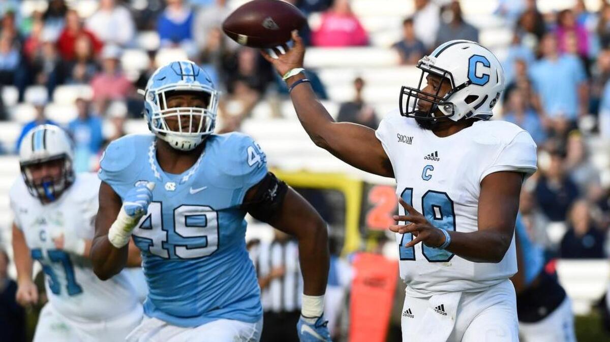 The Citadel is led by quarterback Dominique Allen.