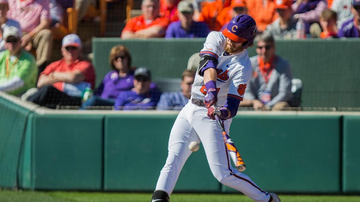 Seth Beer homered in Clemson’s win against Georgia Tech on Saturday.