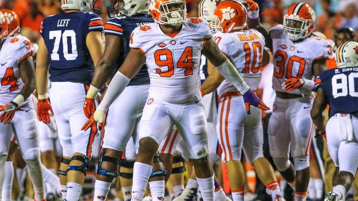 Clemson defensive tackle Carlos Watkins has three sacks through six games after finishing with 3.5 sacks in 15 games last season.