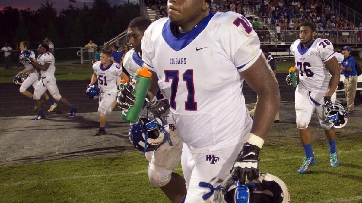 Clemson commit defensive lineman Dexter Lawrence (71)