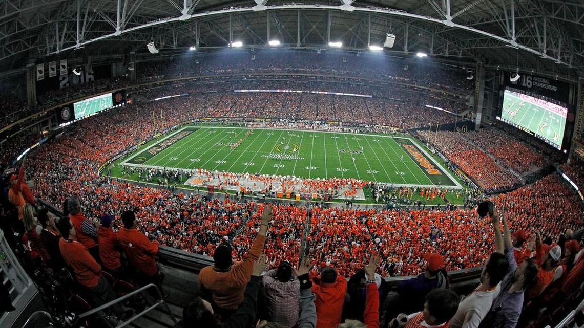 Clemson at he National Championship game