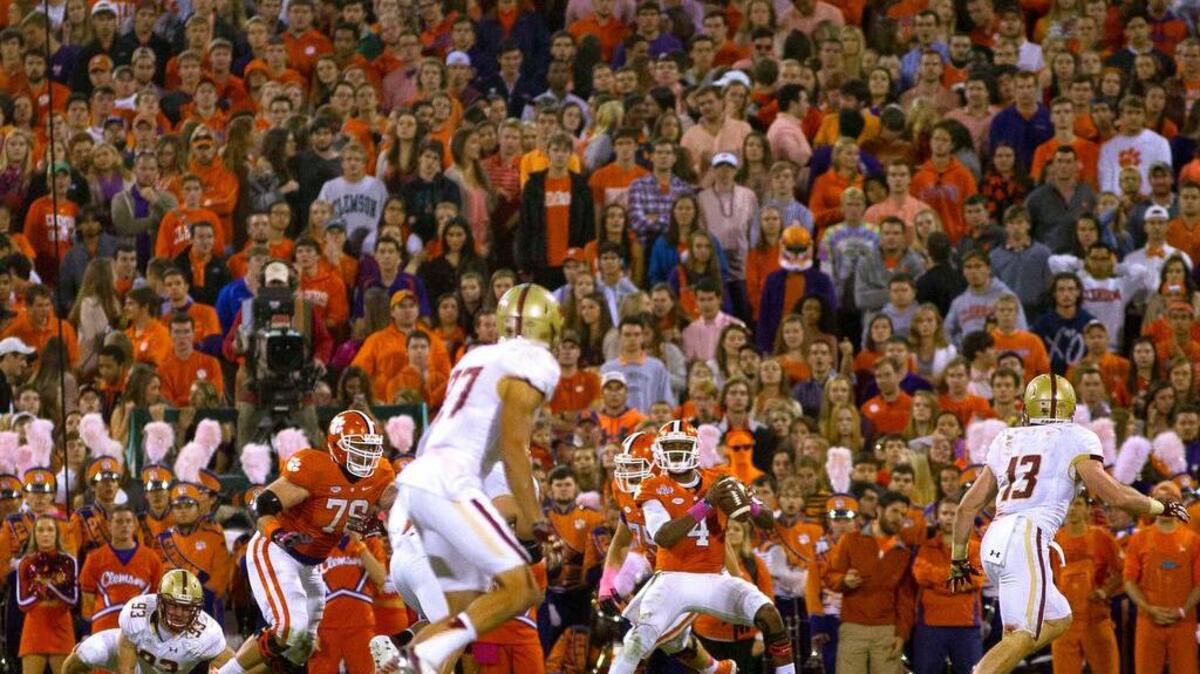 
Clemson Tigers quarterback Deshaun Watson (4)
