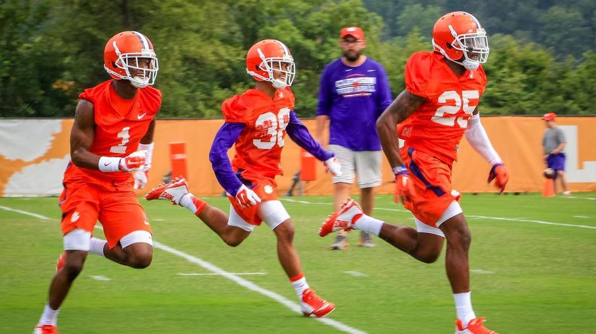 Clemson defensive back Amir Trapp (38) is set to transfer according to a report.