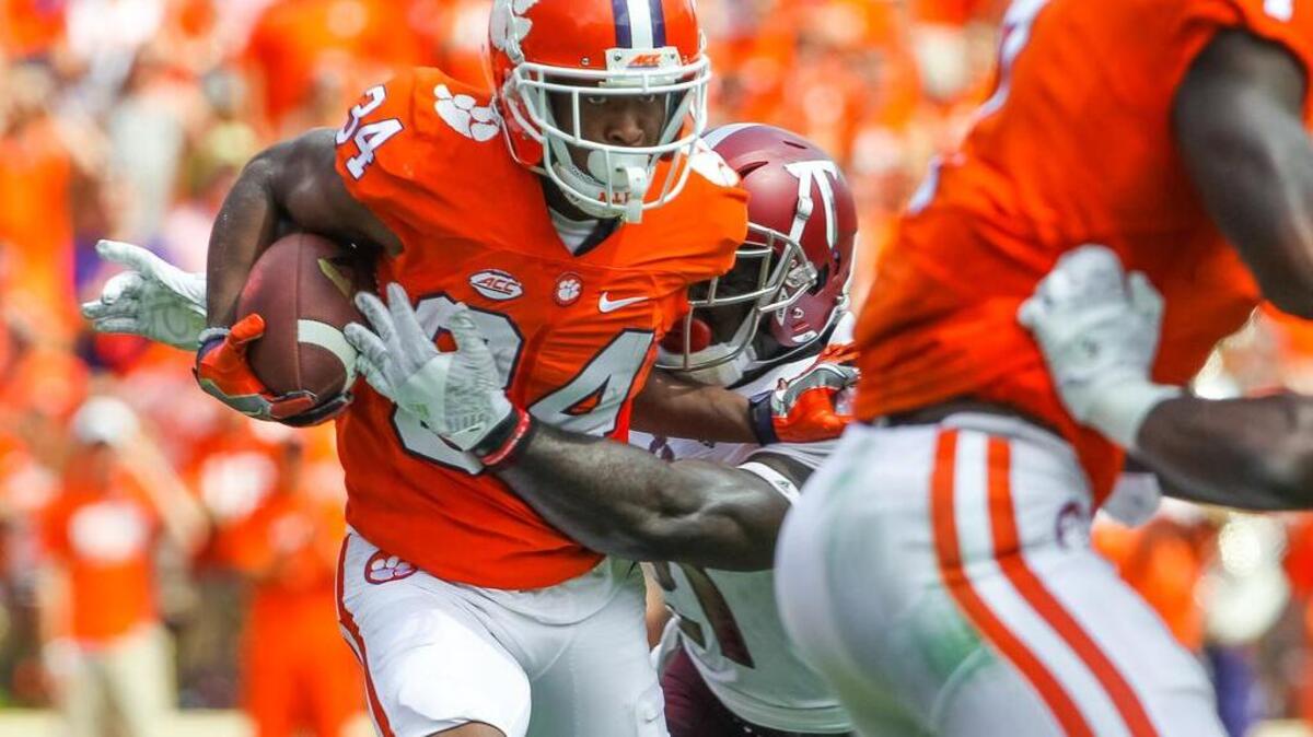 Clemson wide receiver Ray-Ray McCloud has excelled as a punt returner thus far in 2016.