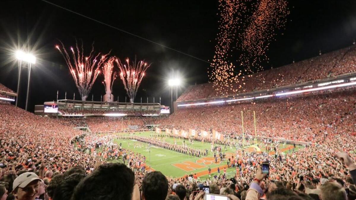 The Clemson Tigers took on the Louisville Cardinals at Memorial Stadium in Death Valley Saturday, October 1. The Tigers will play host to NC State at noon on Oct. 15.