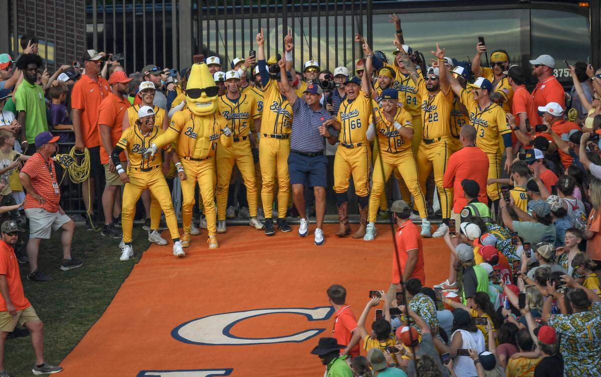 Playing at Memorial Stadium on April 26 , the traveling baseball team the Savannah Bananas ran down The Hill with Dabo Swinney — and gave Clemson an early look at how impactful alcohol sales at its football stadium will be.