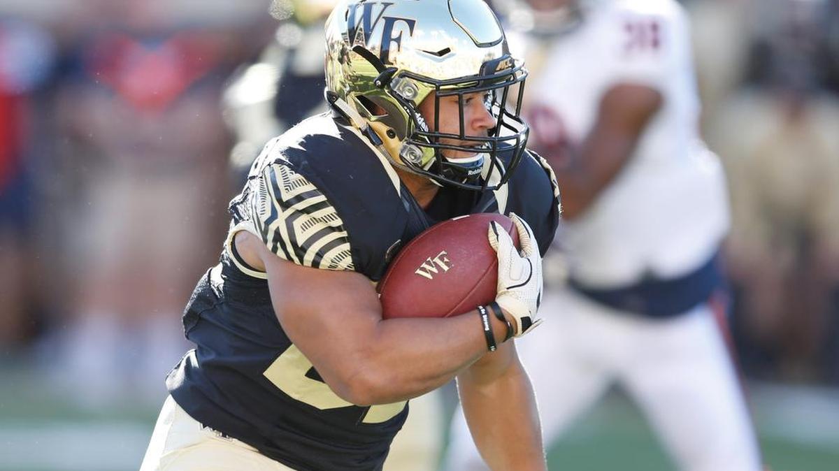 Former Dutch Fork star Matt Colburn is looking to help Wake Forest to a win over Clemson on Saturday.