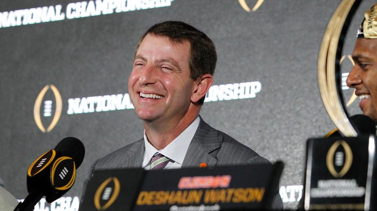 Clemson Tigers coach Dabo Swinney