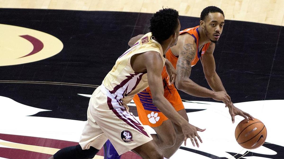 Marcquise Reed was Clemson’s leading scorer Wednesday at Florida State.