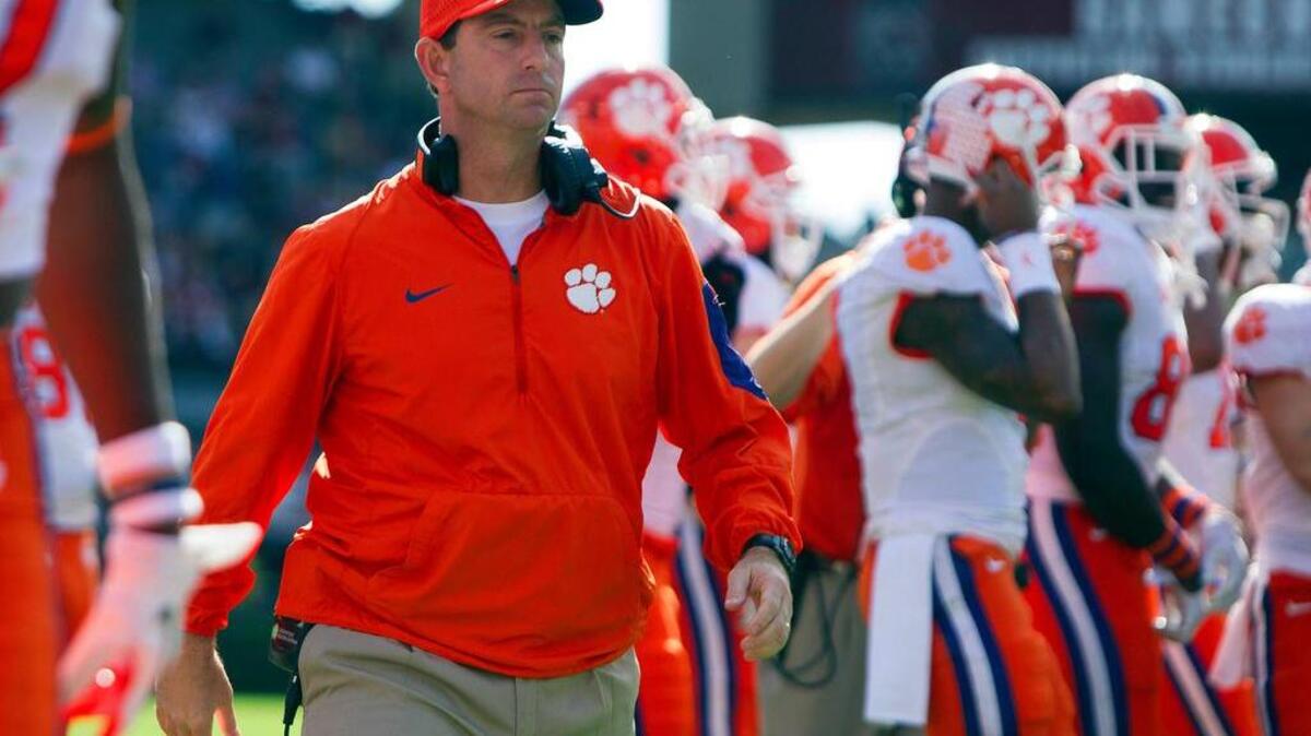 Clemson head coach Dabo Swinney