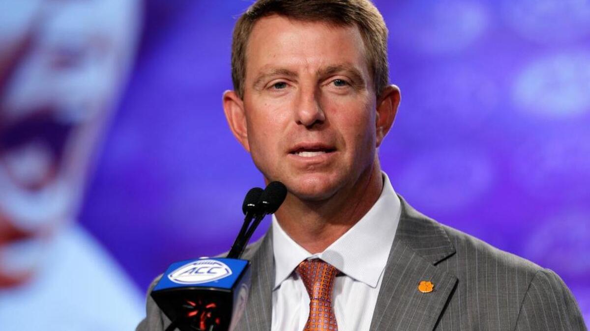 Clemson coach Dabo Swinney is expected to attend a reunion of the 1992 Crimson Tide national championship team on Saturday night at Alabama.