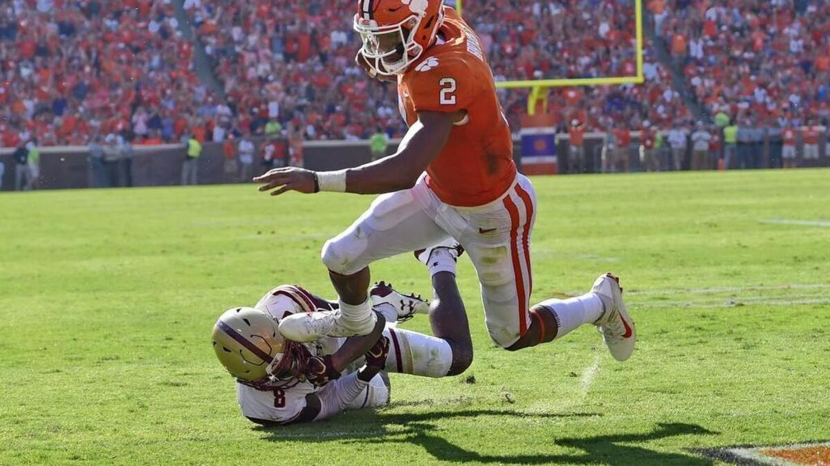 Kelly Bryant leads Clemson in rushing with 362 yards and seven touchdowns through five games.