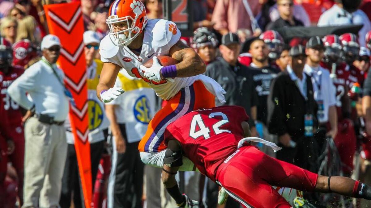 Clemson tight end Jordan Leggett enjoys playing on the big stage in games against SEC opponents.