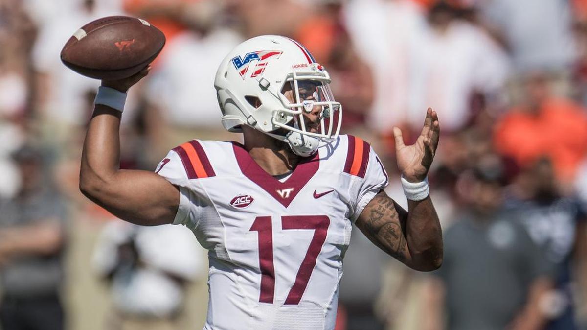 Virginia Tech quarterback Josh Jackson has been impressive in his first year as a starter.