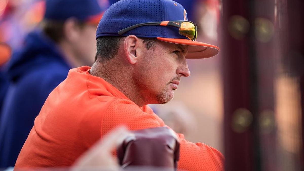 Clemson head coach Monte Lee