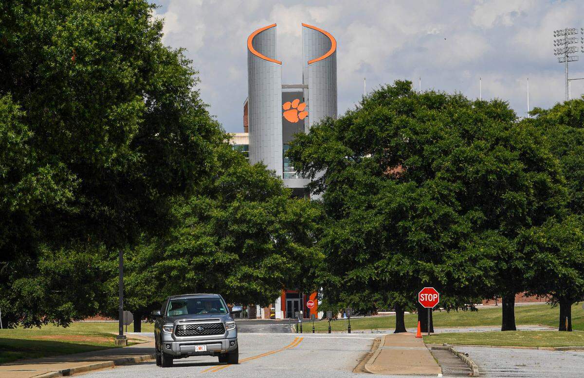 The oculus of Clemson's Memorial Stadium 