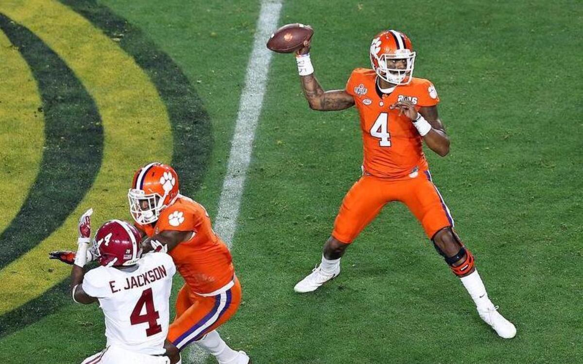 A consensus All-American this past season, Deshaun Watson became the first quarterback in FBS history to pass for 4,000 yards and rush for 1,000 yards in a single season.