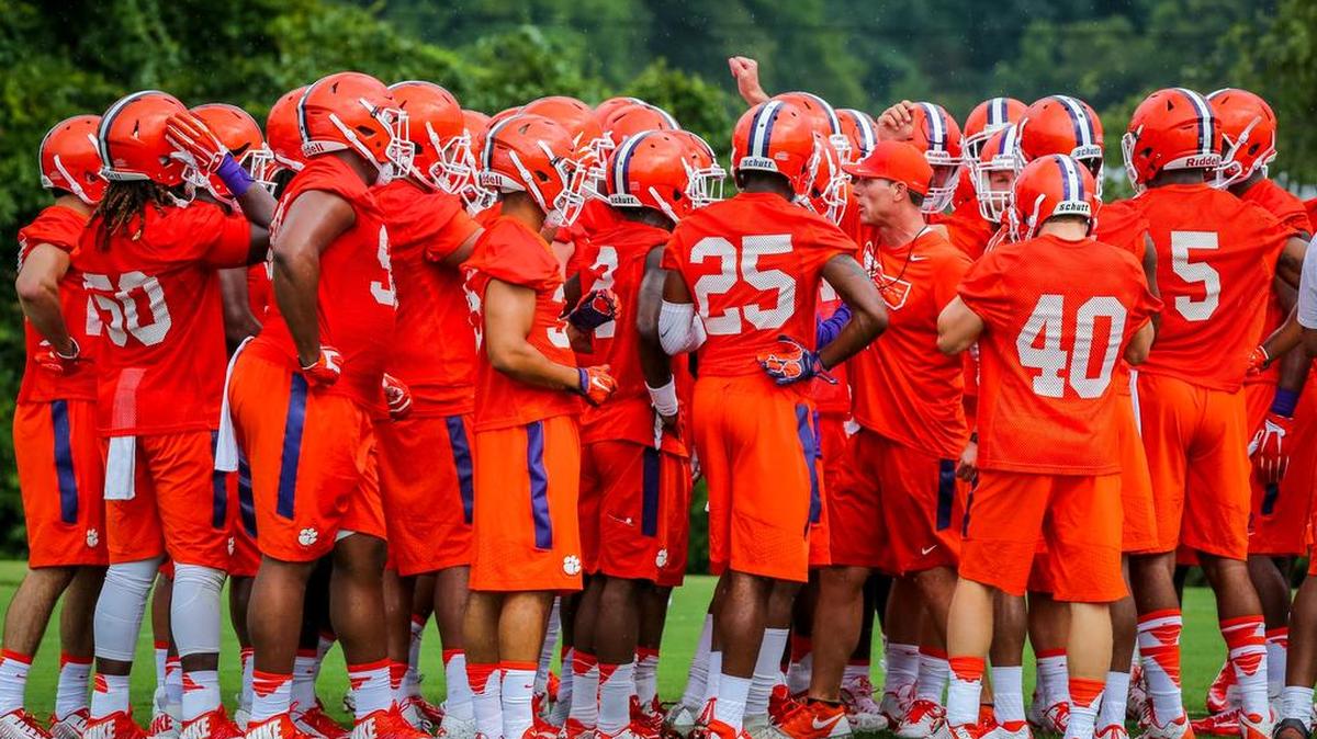 The Clemson football team opens the season Saturday night at Auburn.