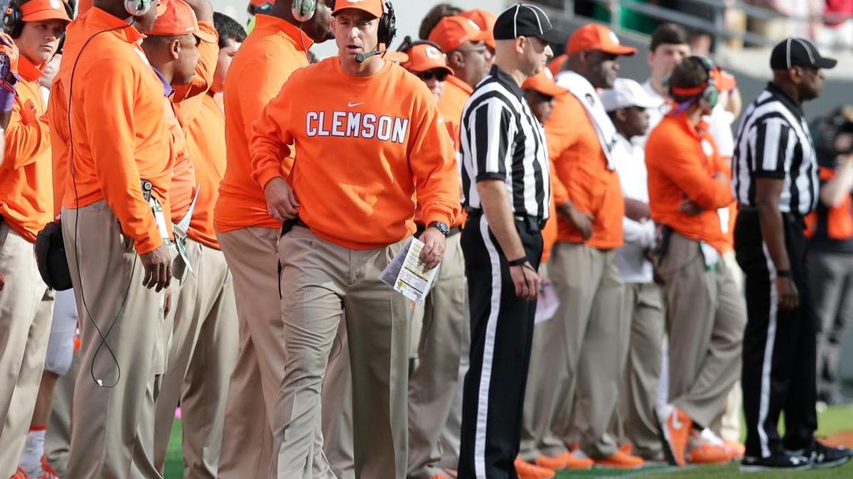 Clemson coach Dabo Swinney